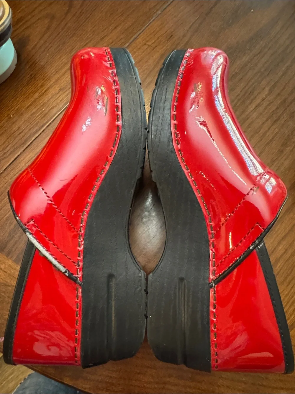 Kids Red Clogs